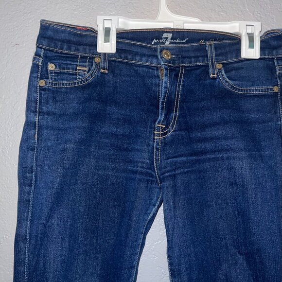 7 For All Mankind Women The Skinny Jeans Size 26 - Picture 2 of 6